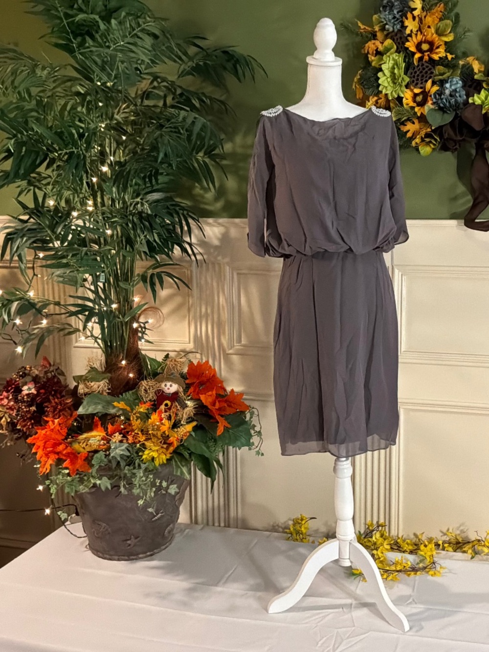 Mother of the bride casual dinner dress